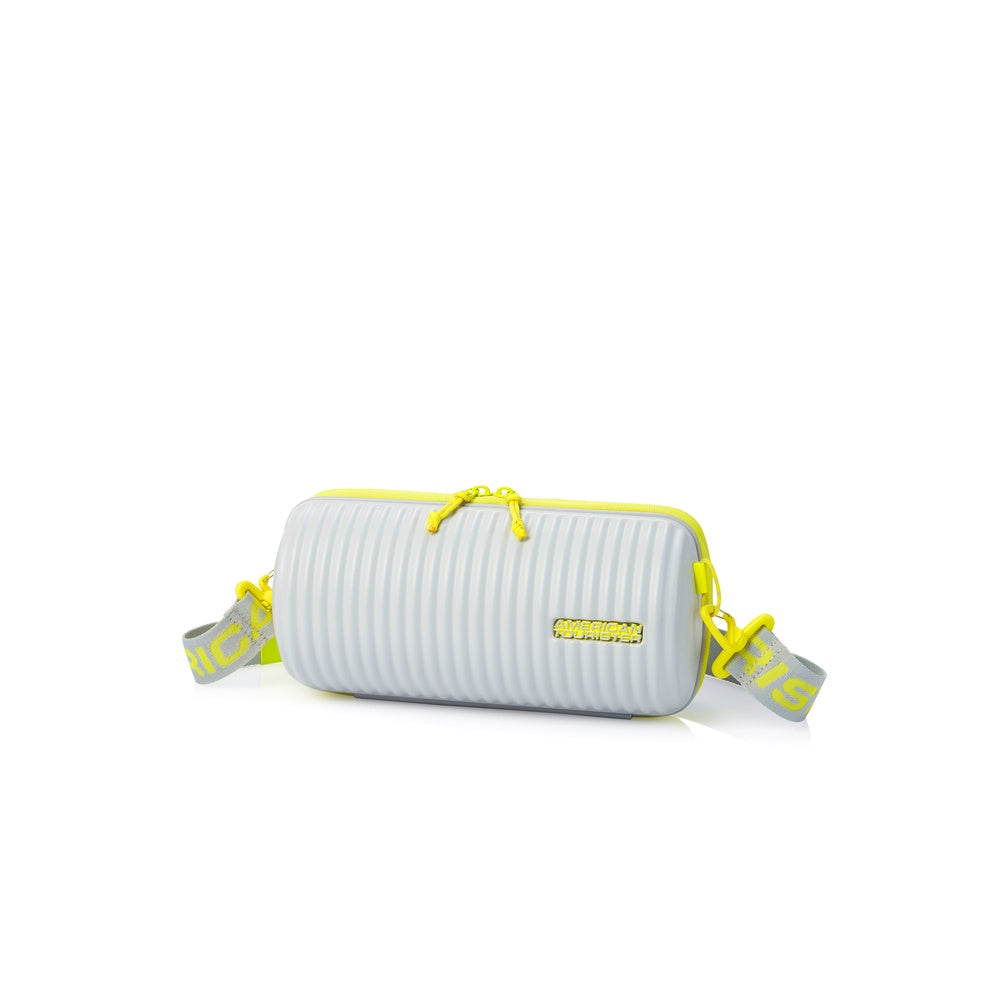 Cross Body Bag ROLLIO LIGHT GREY / LIME