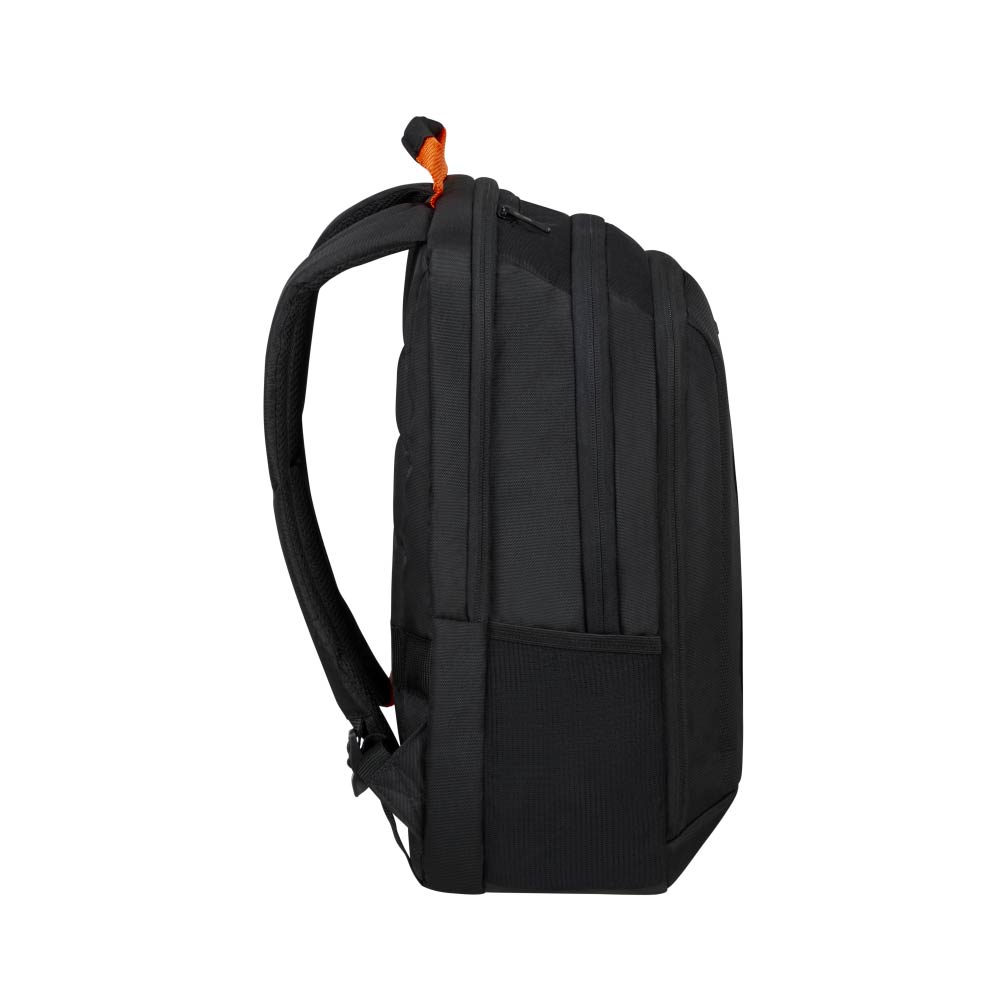 Mochila para laptop Guardit 2.0 negra y naranja