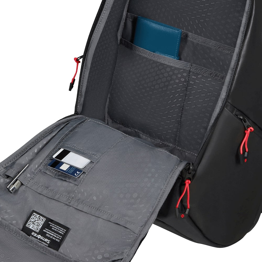 Mochila para laptop Ecodiver negra 15.6''