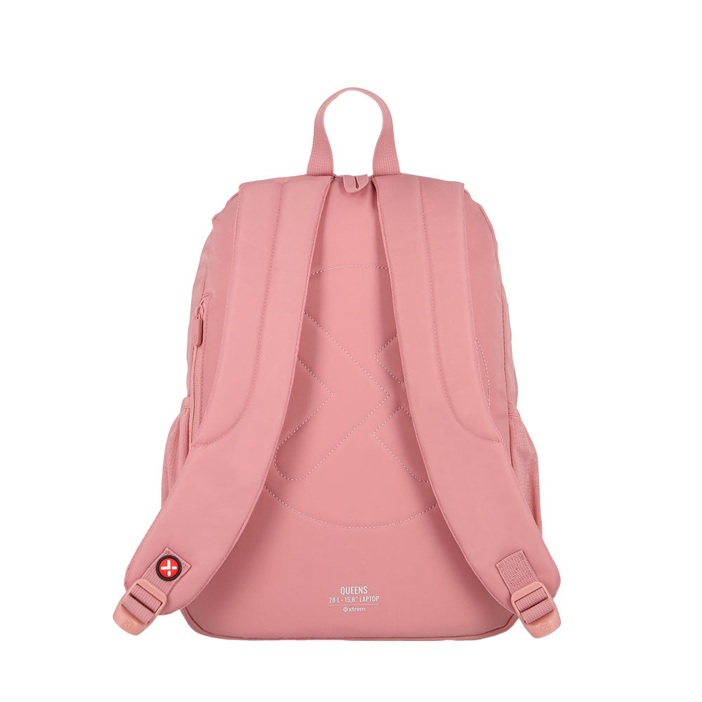 Mochila para laptop mujer Queens 15.6'' rosada