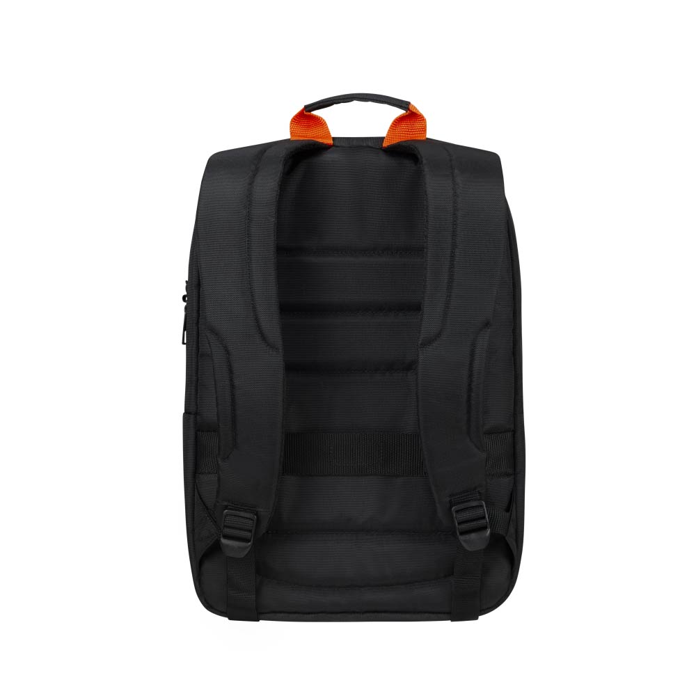 Mochila para laptop Guardit 2.0 negra y naranja