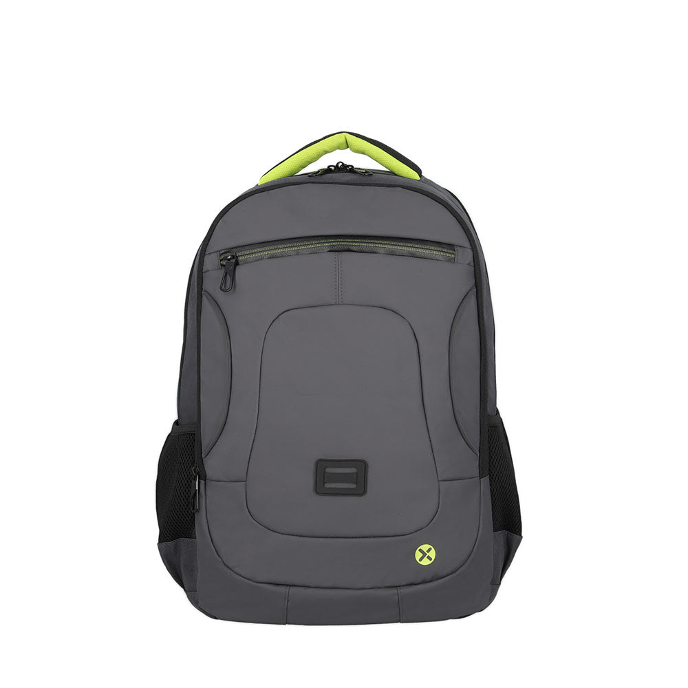 Mochila para laptop hombre Gamma 16'' gris/lima