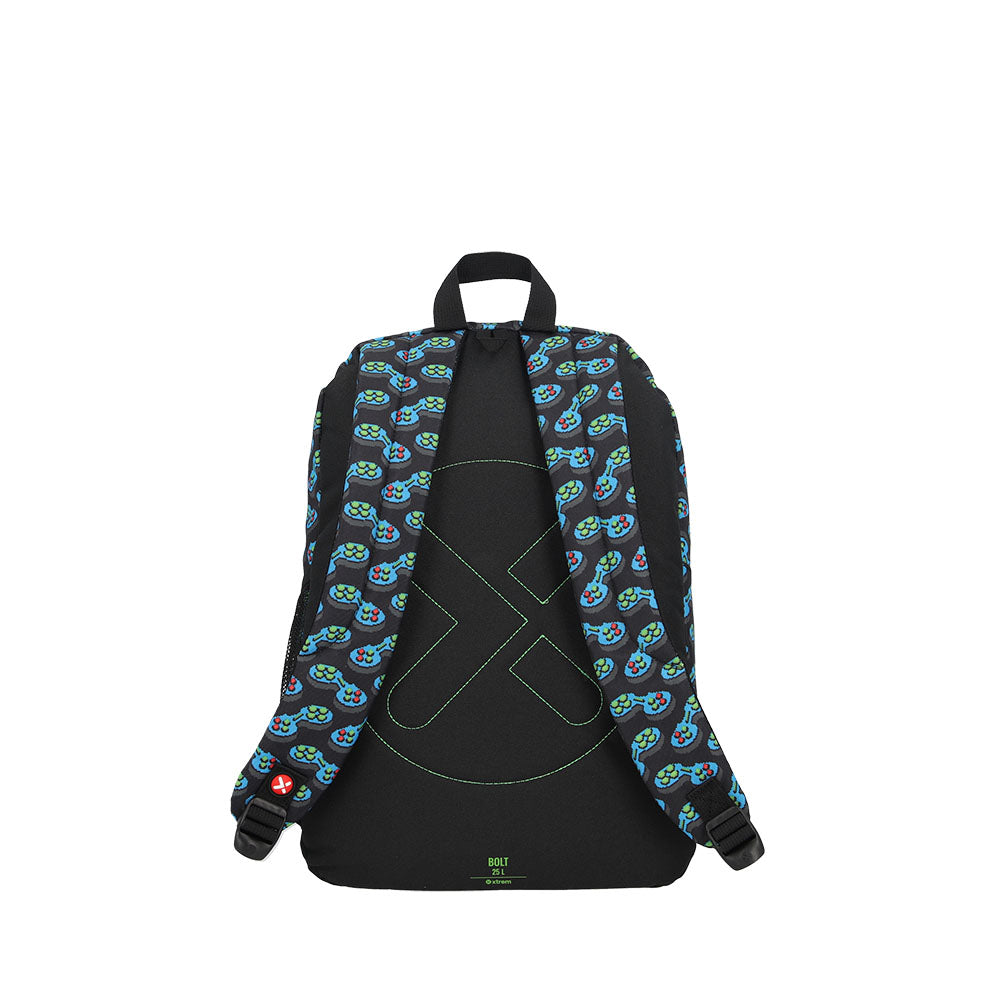 Mochila escolar Bolt Arcade negra