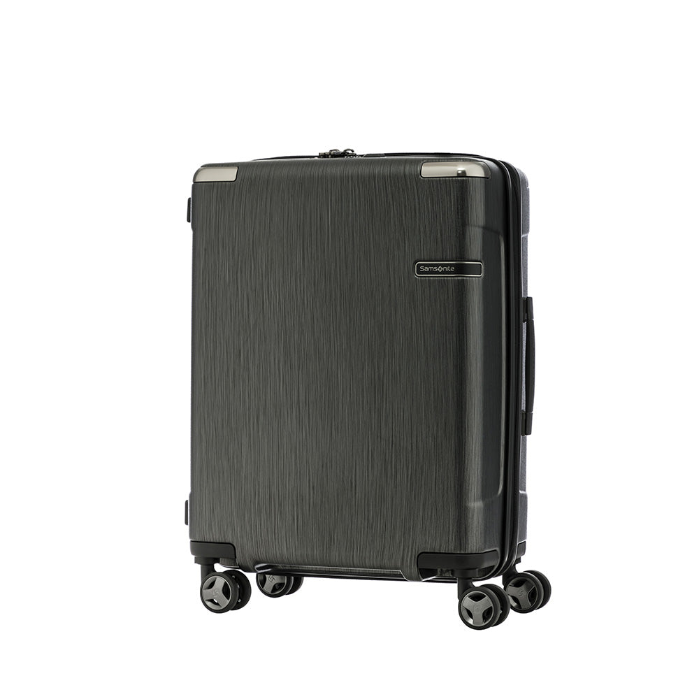 Maleta Rígida Evoa Spinner 55/20 Negro Cepillada Cabina