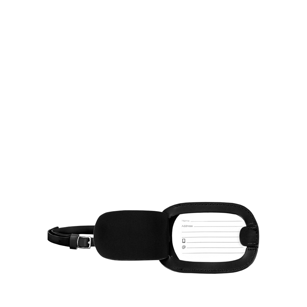  Etiquetas de equipaje Plume Accessories Luggage Tag Black 