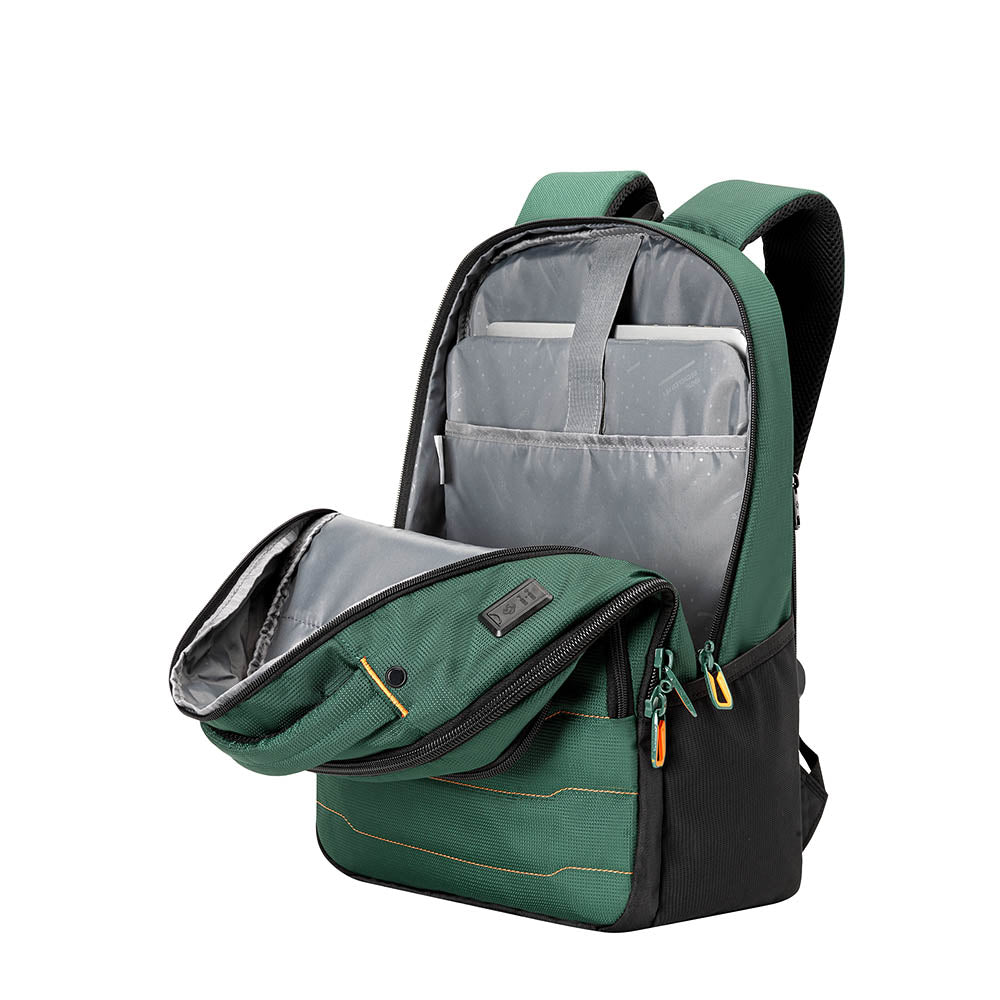 Mochila para notebook Ignition Stark verde 17