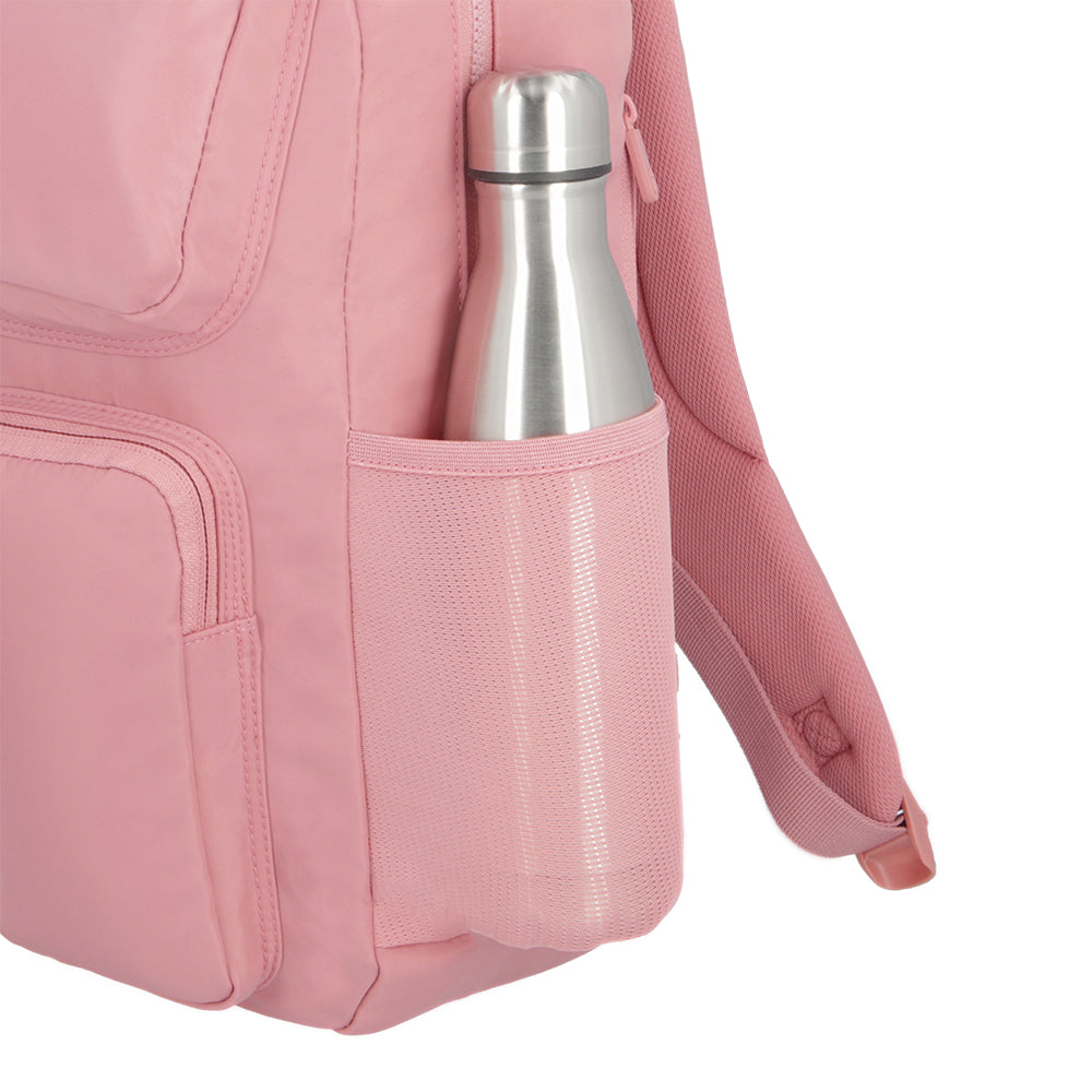 Mochila para laptop mujer Queens 15.6'' rosada