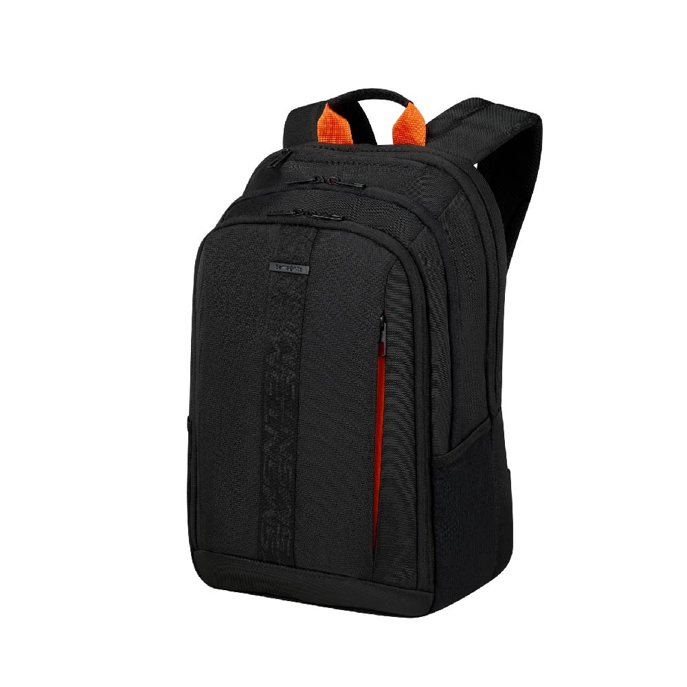 Mochila para laptop Guardit 2.0 negra y naranja