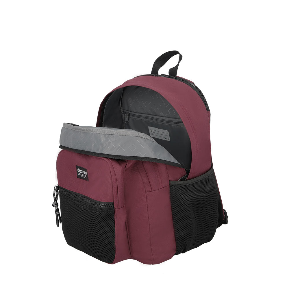 Mochila para laptop hombre Kong 16'' burdeo