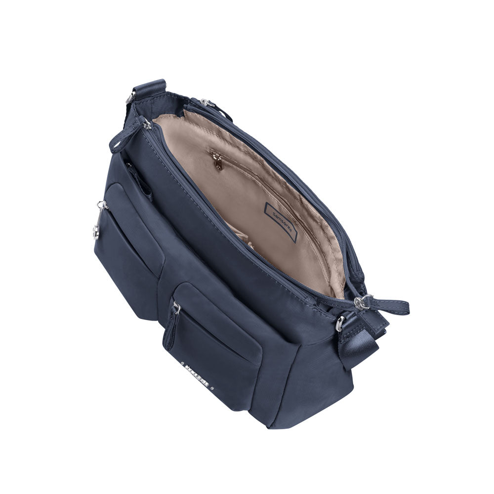 Cartera MOVE 3.0 Horizontal Shoulder Bag + Flap Mediana Dark Blue