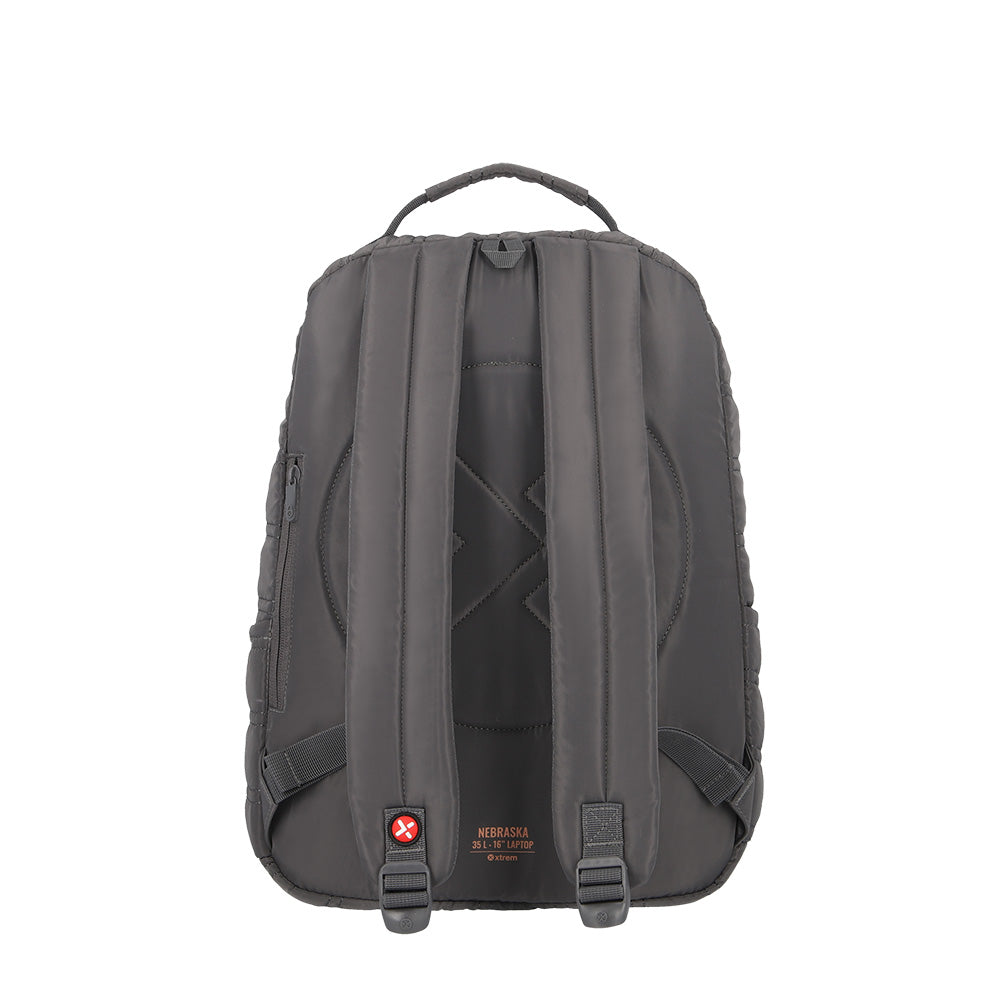 Mochila para laptop mujer Nebraska 16'' gris