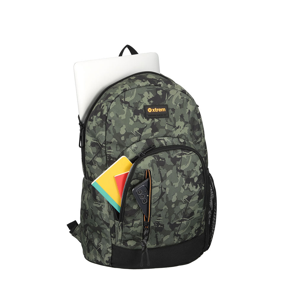 Mochila urbana para hombre Austin verde/camo