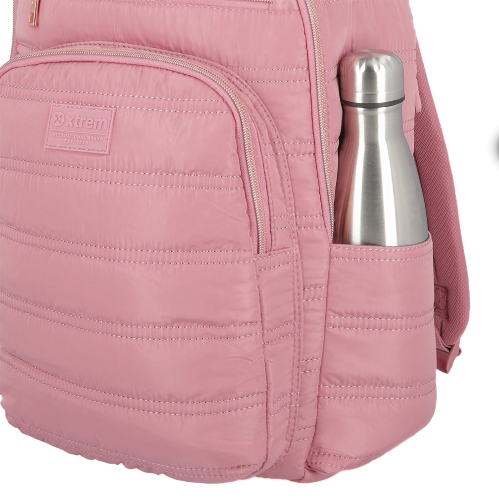 Mochila para portátil mujer rosa mochila de viaje antirrobo JAMW