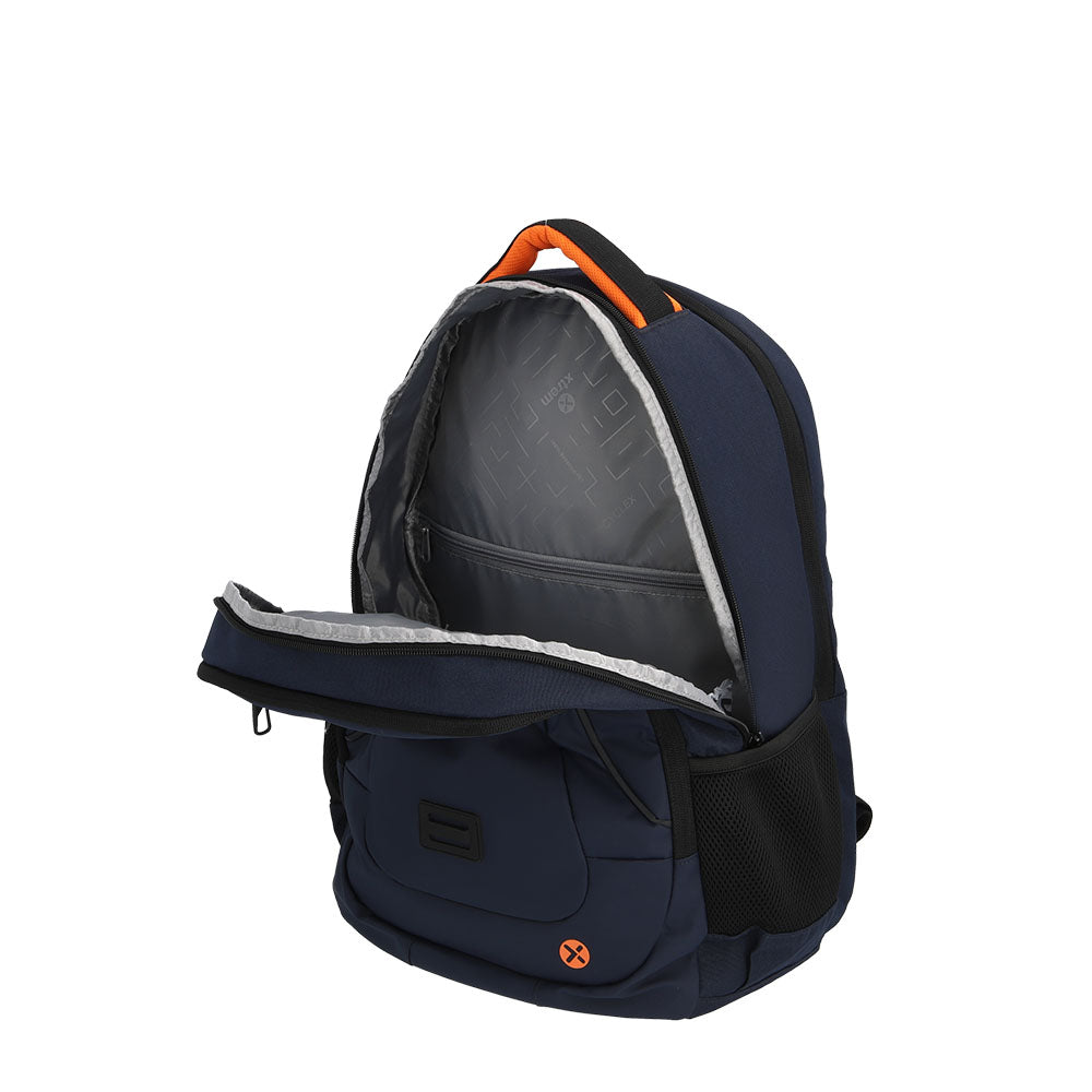 Mochila para laptop hombre Gamma 16'' azul/naranja