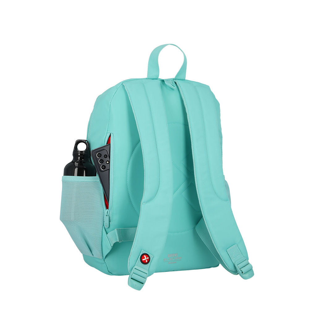 Mochila para laptop mujer Queens 15.6'' menta